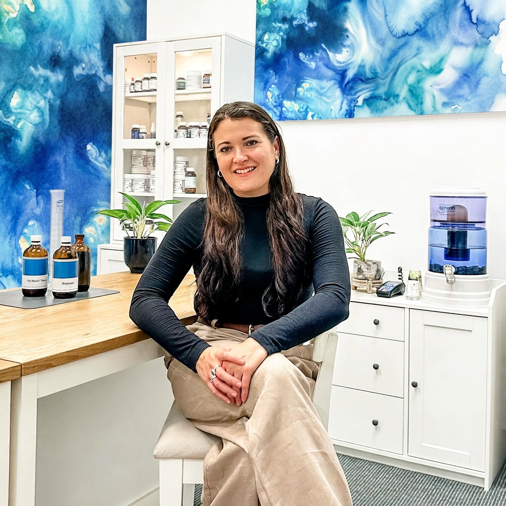 Sarah Duke at Meraki Wellness Centre on the Central Coast